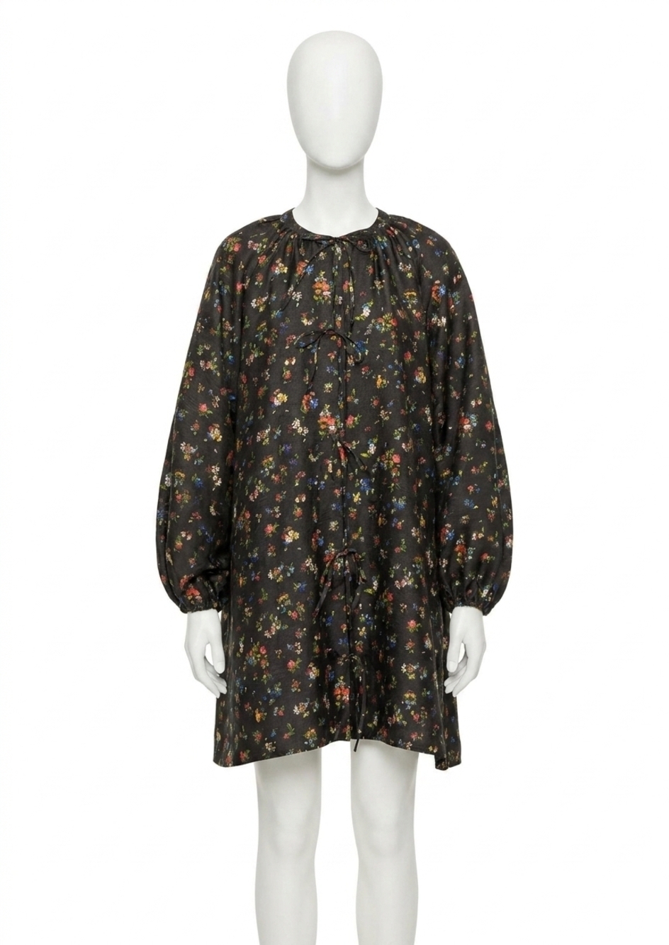 NEW STINE GOYA voluminous bow dress in magnolia garden